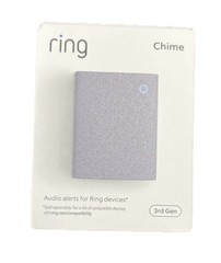 Ring Chime 3rd Gen Enhanced Audio Real-Time Alerts Home Security NEW In Box