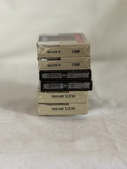 Sony HF60/Maxell XLII90/RCA HI-FI Audio Cassette Tapes Sealed New Lot of 6