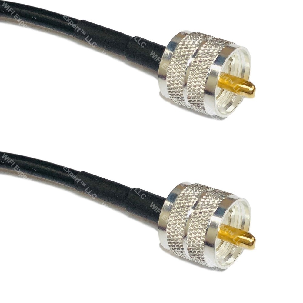 LMR240 PL259 UHF Male to PL259 UHF Male Coax RF Cable USA-Ship Lot
