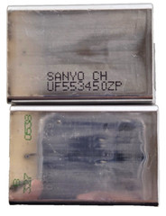 SANYO PRISMATIC lithium ion RECHARGEABLE BATTERY 3.7V 1150MAH(Lot of 10)