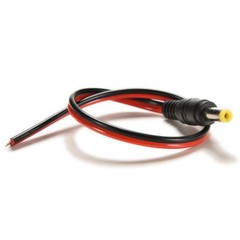 Lot 10x 5.5*2.1mm Male DC Power Plug Connector CCTV PSU Pigtail CABLE Jack 12V