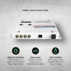 AudioControl EPICENTER Bass Restoration Processor w/Remote, ParaBASS, White
