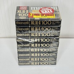 Maxell XLII-S 100 Lot Of 9 Type II Blank Audio Cassette Tapes Japan NEW Sealed
