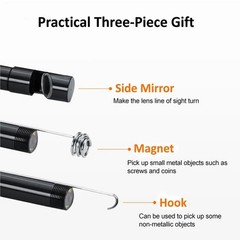 TYPE-C 6LED Endoscope Borescope HD Flexible Inspection Camera Scope For Type C