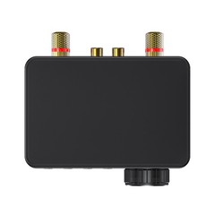 HiFi Stereo Bluetooth 5.0 Digital Power Amplifier Audio Receiver USB 50W+50W BLK