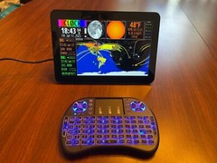 HamClock-Ham Radio World Clock in 8 inch HDMI Monitor (Open HamClock Compatible)