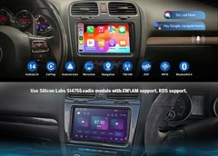 Eonon VWX7A Android 14 4+64 9″VW Golf GTI MK5 MK6 R R32 Car Stereo Radio CarPlay
