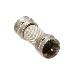 F-Type Male to Male Coaxial Cable Coupler RG6 RG58 Coax Connector Jack Adapter