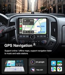 For GMC Sierra Silverado2014-2018 Replacement Radio Car Stereo Android GPS Navi