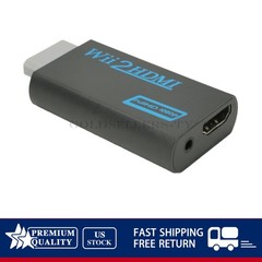 NEW Wii2HDMI Portable For Wii To HDMI Full HD Converter Audio Output Adapter TV