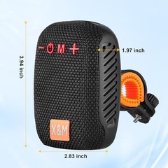 Portable Bluetooth for Bike, IPX5 Waterproof Wireless Traveling Bicycle Speakers