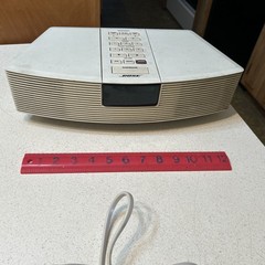 Bose Wave Radio Model AWR113 White Working With Cord No Remote