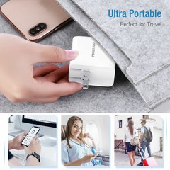 UL Mains 5V 2.4A USB Port Wall Charger 5 Volt 2.4Amp DC Power Adapter Converter