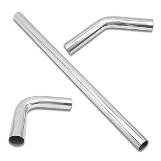2.25 Inch DIY Custom Mandrel Exhaust Pipe Tube Pipe, 40 Inch Straight Pipe,