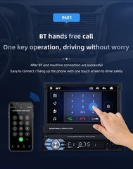 7″ Single DIN Car Stereo Head Unit Flip Out Apple Carplay Android Auto Radio FM