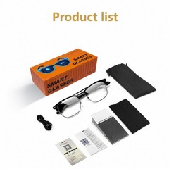 AI Smart Glasses Bluetooth Call Audio Translation for Men and Women Work Glasses