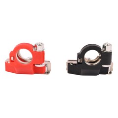 2 Car Battery Terminal Connector Top Post Positive Negative Heavy Duty Universal