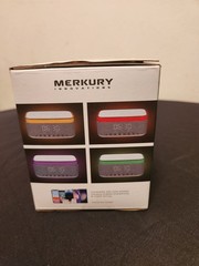 NEW Merkury Innovations Charge ‘N Shine Wireless Charging Alarm Clock & Speaker