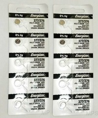 20 PCS ENERGIZER 377 376 WATCH BATTERIES SR626SW SR626W