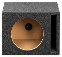QPower QSBASS10 Single 10″ Ported Vented Enclosure Car Audio Subwoofer Box