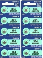 10x NEW SONY 364 SR621SW SR621 V364 LR621 SR60 Watch Battery