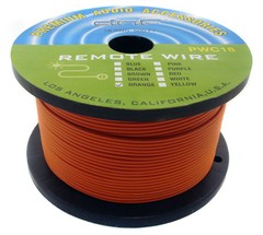 18 GAUGE WIRE 10 COLORS 25 FT EA PRIMARY AWG STRANDED COPPER REMOTE POWER CABLE