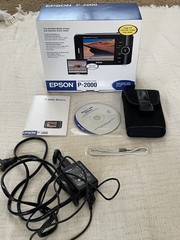 Epson P-2000 3.8″ LCD Digital Multimedia Viewer 40 GB SD Compact Flash Open Box