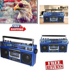 Bluetooth Retro Boombox with Cassette Player & USB/SD Support – SC-3201BT