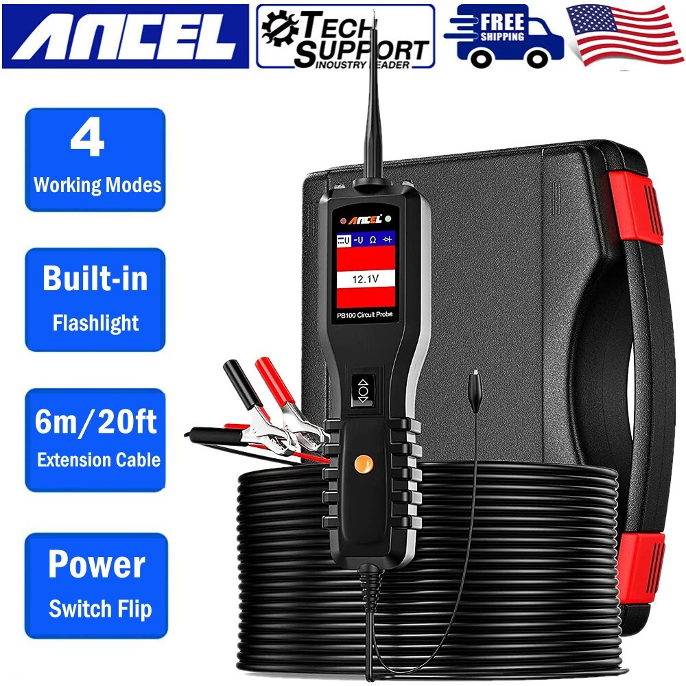 12V Car PowerScan Circuit Tester Probe Electrical Power AVOmeter Diagnostic Tool