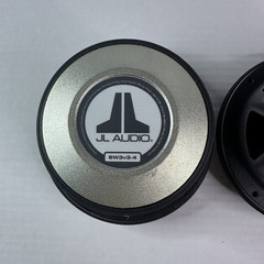 JL Audio 6W3v3-4 W3v3 Series 6-1/2″ 4-Ohm Car Audio Subwoofer 150W RMS Sub Set