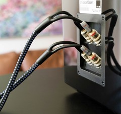 SVS SoundPath Ultra Bi-Wire 10Ft- Spade-to-Banana Speaker Cable (OB) Box Damage