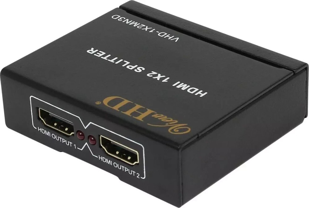 ViewHD 2 Port 1×2 Powered HDMI 1 In 2 Out Mini Splitter For 1080P And 3D |