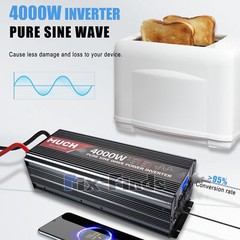 Pure Sine Wave Inverter 4000W 6000W 8000W 12V 24V – 110V 120V Solar Off Grid LCD