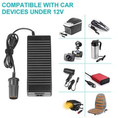 AC to DC Converter 120V to 12V 10A 120W Car Cigarette Lighter Adapter Charger