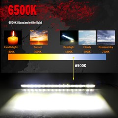 4x 7Inch 20000W LED Work Light Bar Flood Spot Pods Offroad Fog Driving ATV Truck