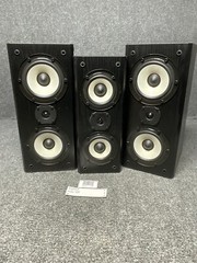 Onkyo SKC-520C Center Speaker SKF-520F Surround Sound System Used