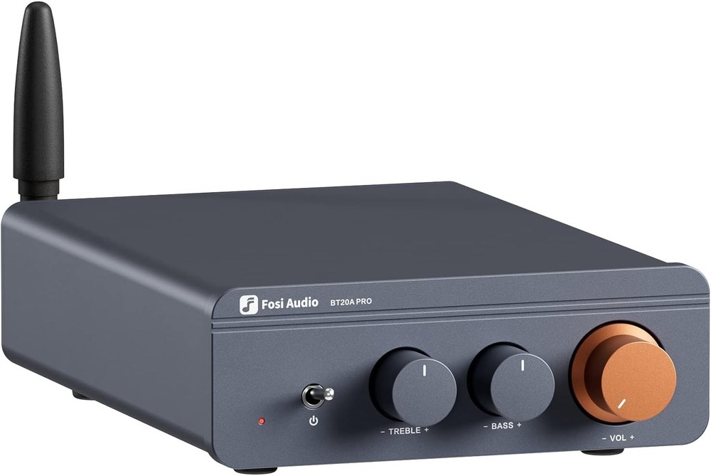 Fosi Audio BT20A Pro Bluetooth 5.0 Amplifier, 300W x2 Wireless Amp, TPA3255…