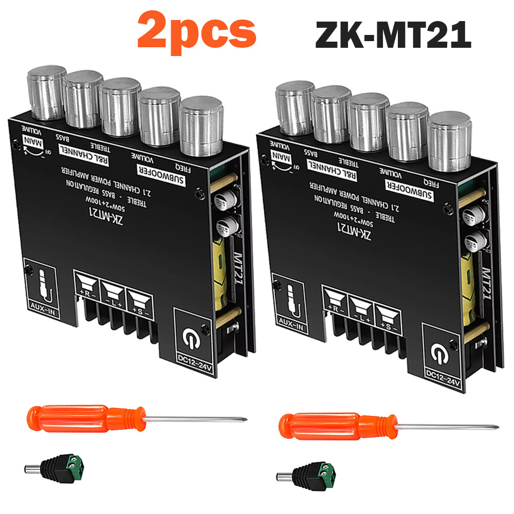 ZK-MT21 2.1Channel Bluetooth Audio Power Amplifier Board Subwoofer 50w+50w+100w