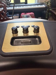 Skullcandy Vandal Speaker Dock Model S7LACZ-04 Black Gold Retro Vintage