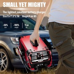 AZZUNOX 50A Car Battery Charger Starter Maintainer