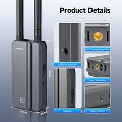 SVBONY TransAir3 Wireless Video Transmission System 1080P HD HDMI 1TX + 2RX