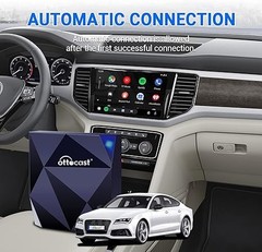 OTTOCAST A2Air Wireless Android Auto Adapter 13s Auto-Connect Fast Speed – BLUE