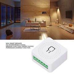 Mini Intelligent WiFi Breaker For Household Use White Premium