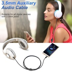 PChero 3.5mm Aux Cable with Volume Control, 4ft/1.2M TRS Auxiliary Audio Cabl…