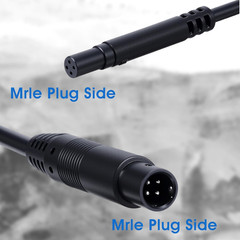 4 Pin Extension Cord Dash Cam 6.5Ft Backup Camera Extension Cable Mirror Cam Ext