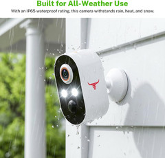 Battery-Powered 1080p Wireless Security Camera with Two-Way Talk & Night Vision