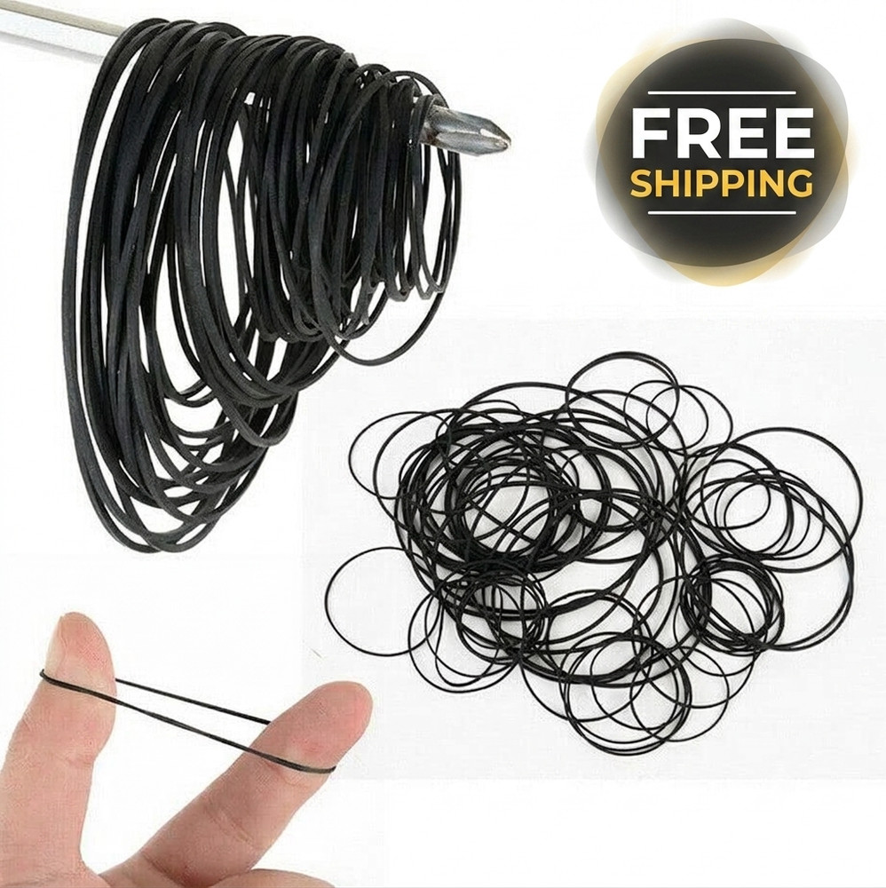 50x Square Rubber Drive Belt Mix Replacement for Cassette Player Recorder Repair