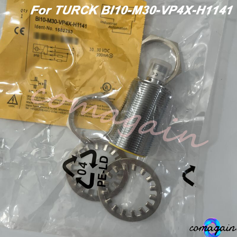 New 10-30VDC 200mA 10mm For TURCK BI10-M30-VP4X-H1141 Proximity Switch Sensor