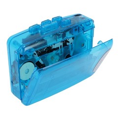 Portable Cassette Player Transparent Retro For Music Lovers ABS Easy To Use