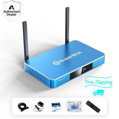 SuperBox S6 Max TV BOX – Authorized Distributor – Same Day Shipping Send Gift